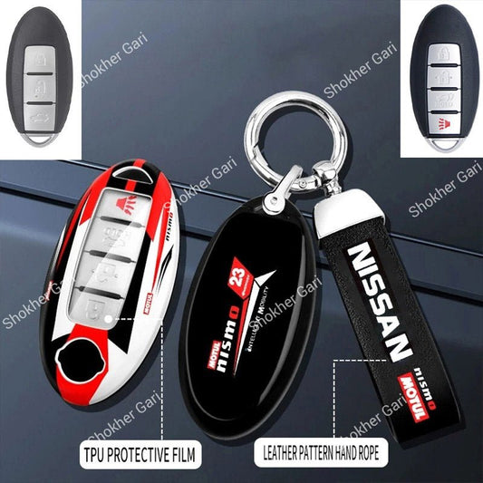 M/Y Fashion New ABS TPU Car Key Case- Stylish Remote Cover For Luxurious Cars 2in 1