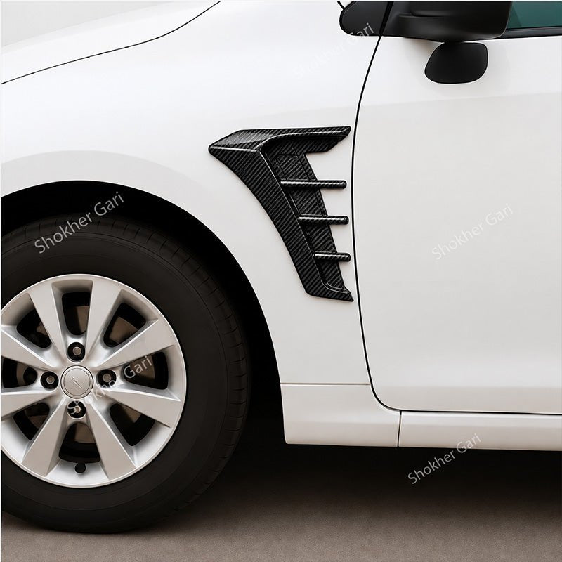 2x Carbon Fiber Look Car Side Fender