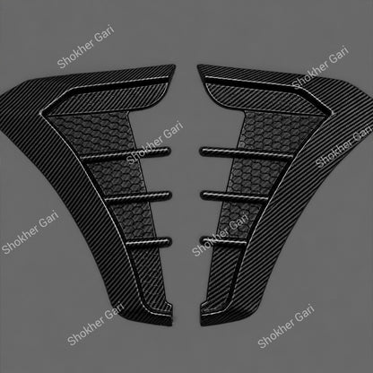 2x Carbon Fiber Look Car Side Fender