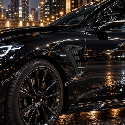2x Carbon Fiber Look Car Side Fender