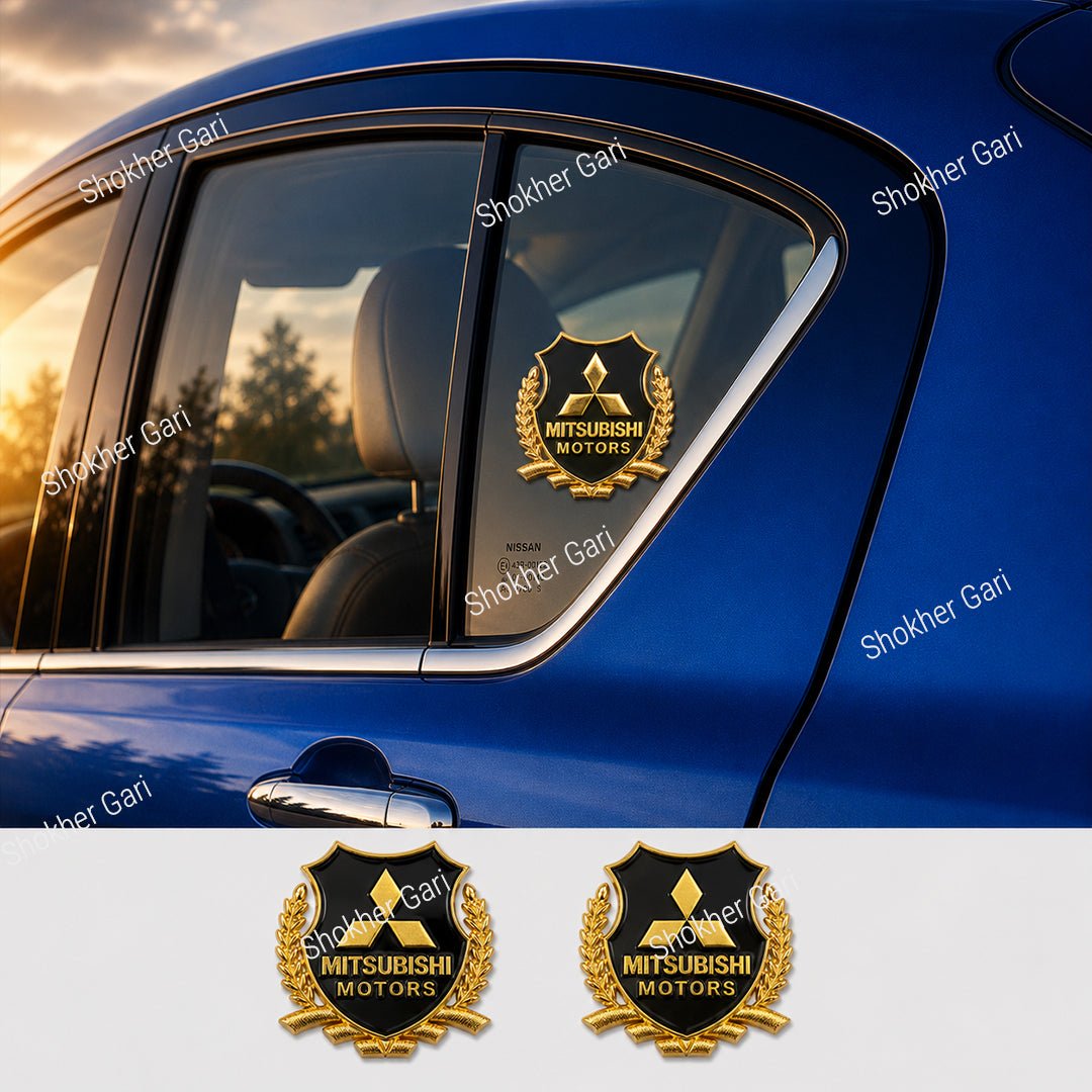 2pcs 3D Metal Car Styling Side Door Badge