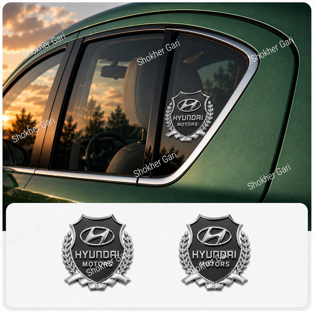 2pcs 3D Metal Car Styling Side Door Badge