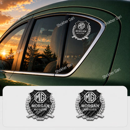 2pcs 3D Metal Car Styling Side Door Badge