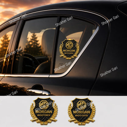 2pcs 3D Metal Car Styling Side Door Badge