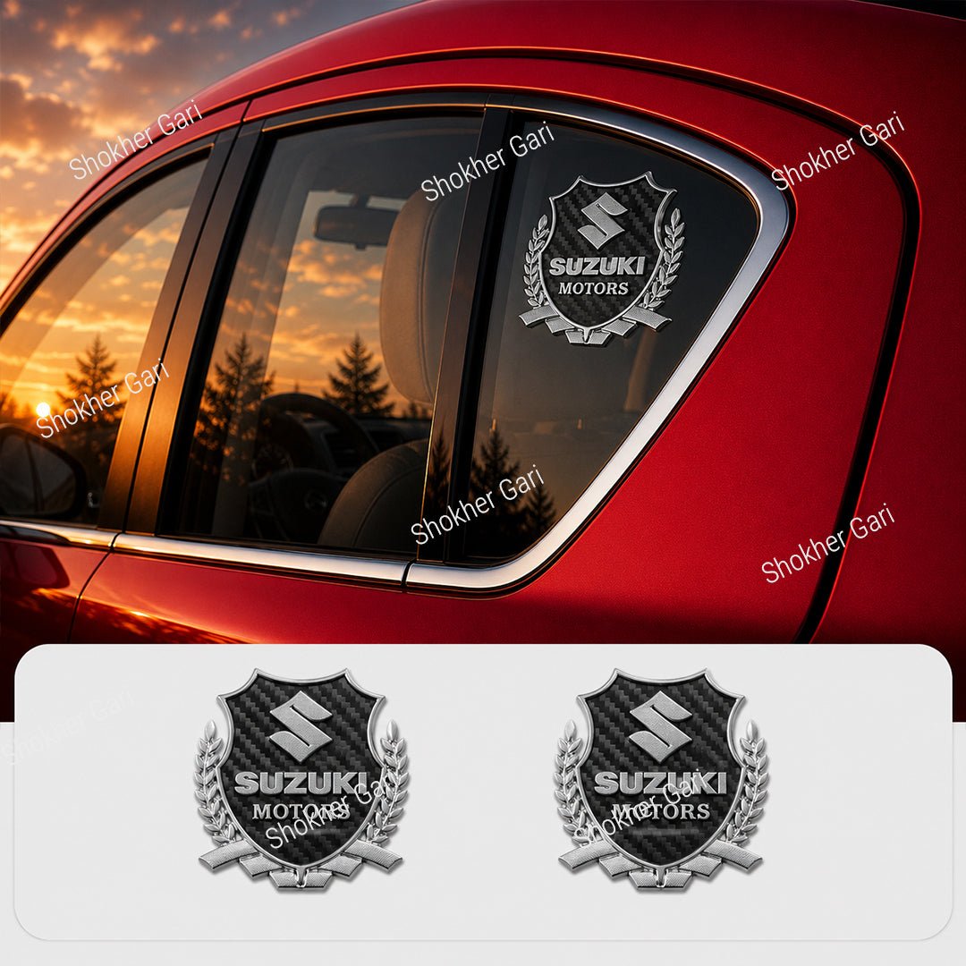 2pcs 3D Metal Car Styling Side Door Badge