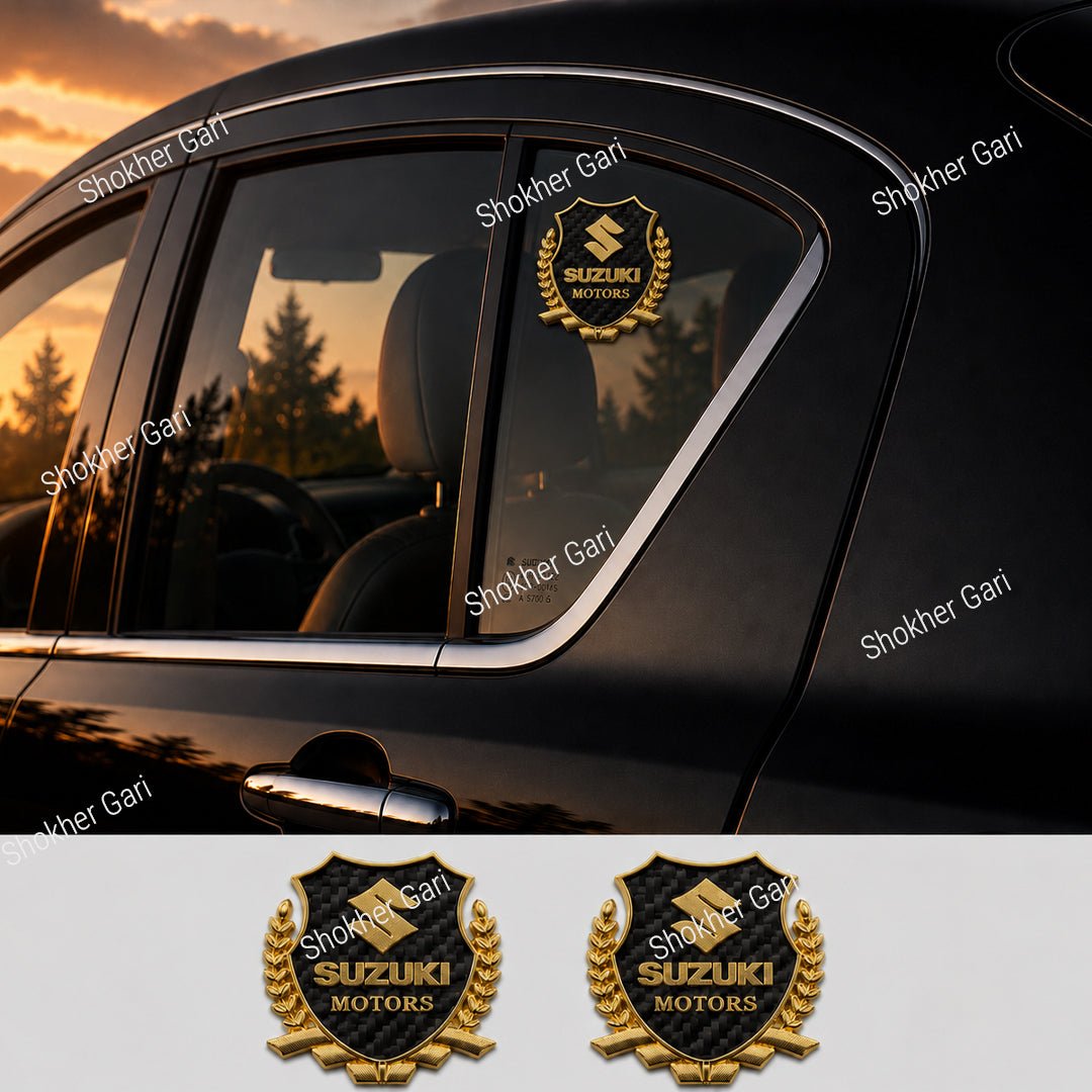 2pcs 3D Metal Car Styling Side Door Badge