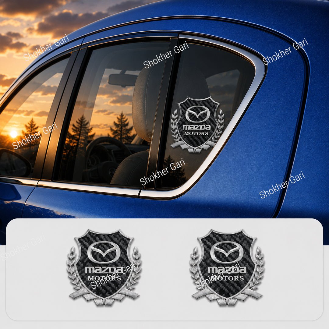 2pcs 3D Metal Car Styling Side Door Badge