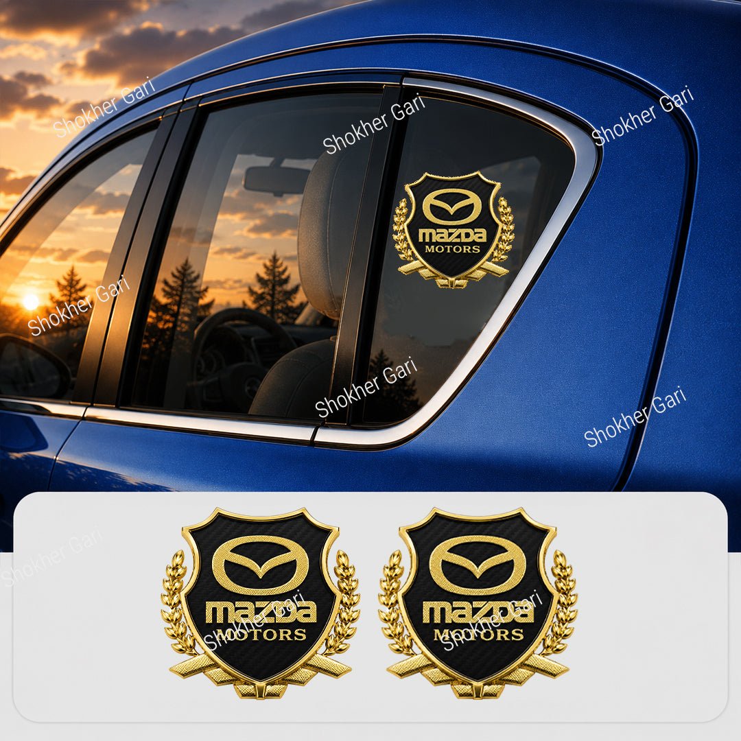 2pcs 3D Metal Car Styling Side Door Badge