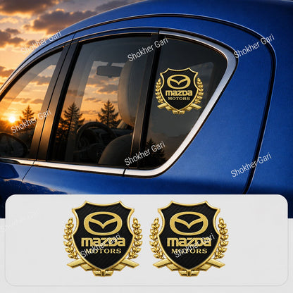 2pcs 3D Metal Car Styling Side Door Badge