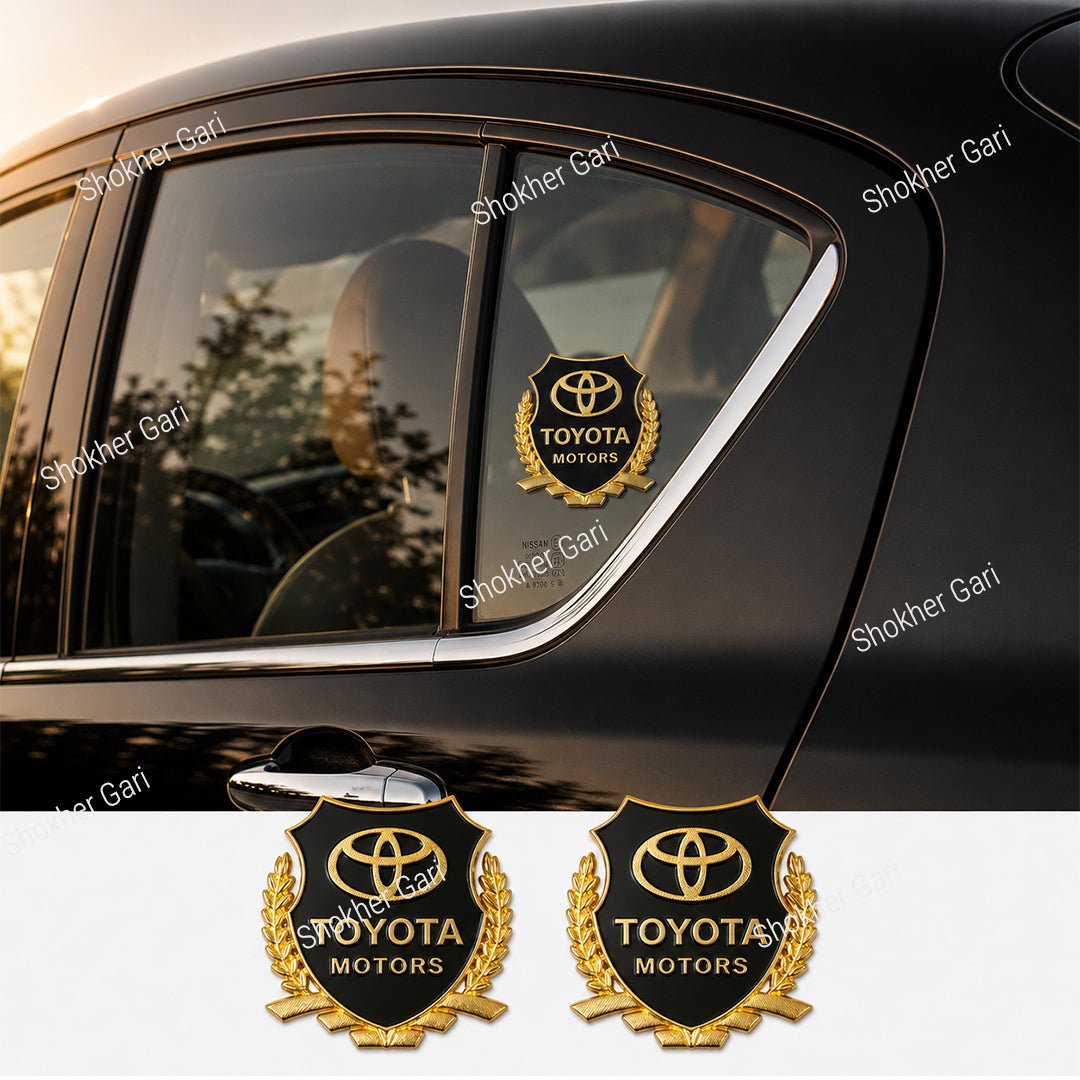 2pcs 3D Metal Car Styling Side Door Badge