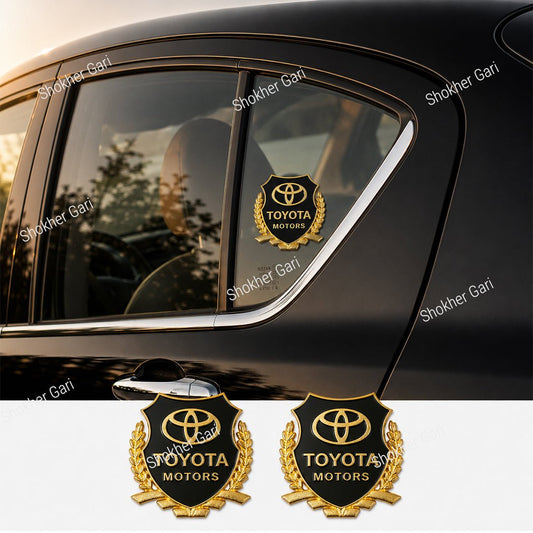 2pcs 3D Metal Car Styling Side Door Badge