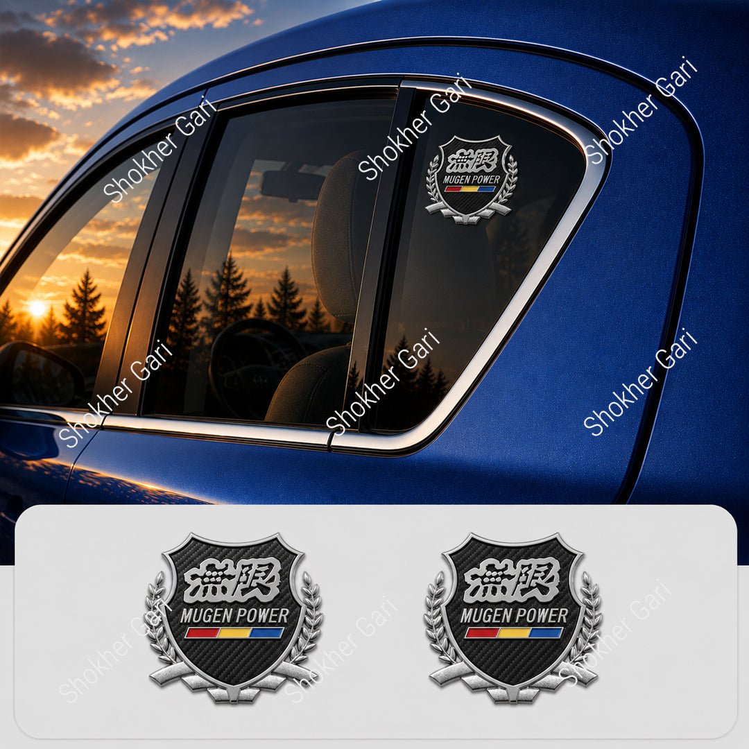 2pcs 3D Metal Car Styling Side Door Badge