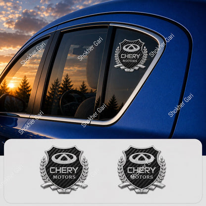 2pcs 3D Metal Car Styling Side Door Badge