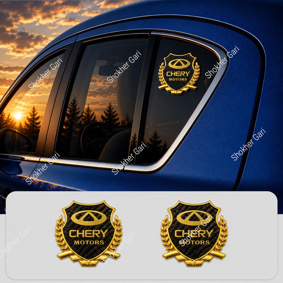 2pcs 3D Metal Car Styling Side Door Badge