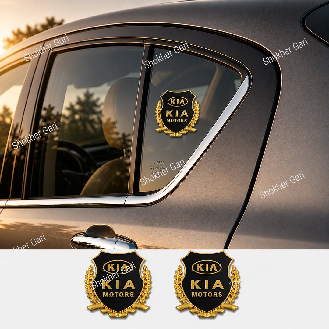 2pcs 3D Metal Car Styling Side Door Badge