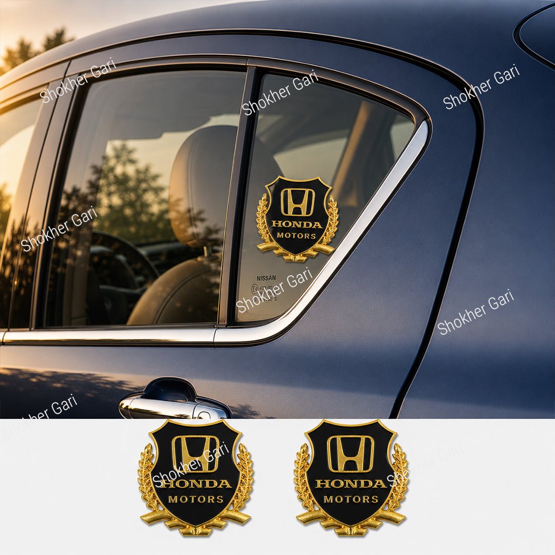 2pcs 3D Metal Car Styling Side Door Badge