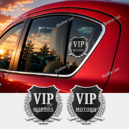 2pcs 3D Metal Car Styling Side Door Badge