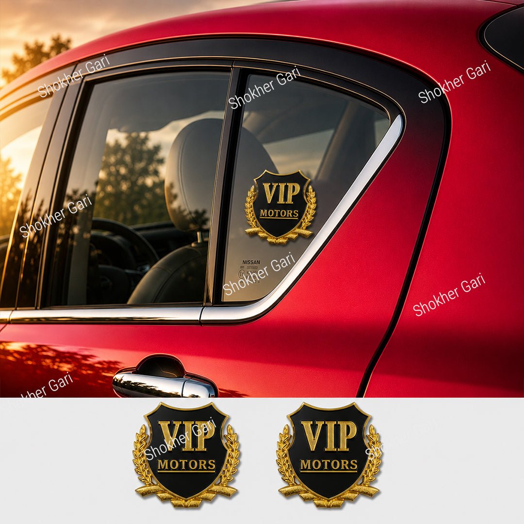 2pcs 3D Metal Car Styling Side Door Badge