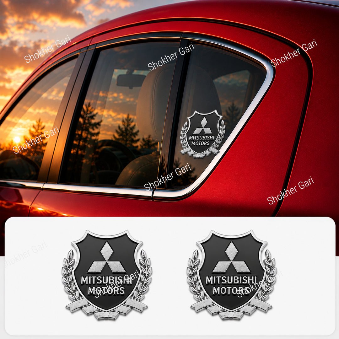 2pcs 3D Metal Car Styling Side Door Badge