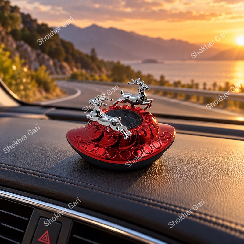 Car Parking Plate Solar Car Air Freshener