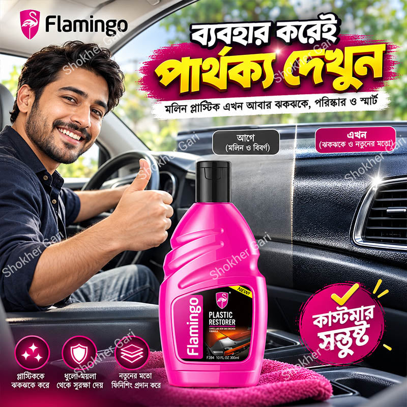 Flamingo Car Plastic Restorer 300ml