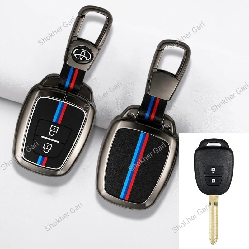 M/Y Zinc Alloy Key Cover Protection Metal Remote Cover For Toyota , Honda, Nissan, Mitsubishi,Hyundai, MG ,BMW Strong Key Cover