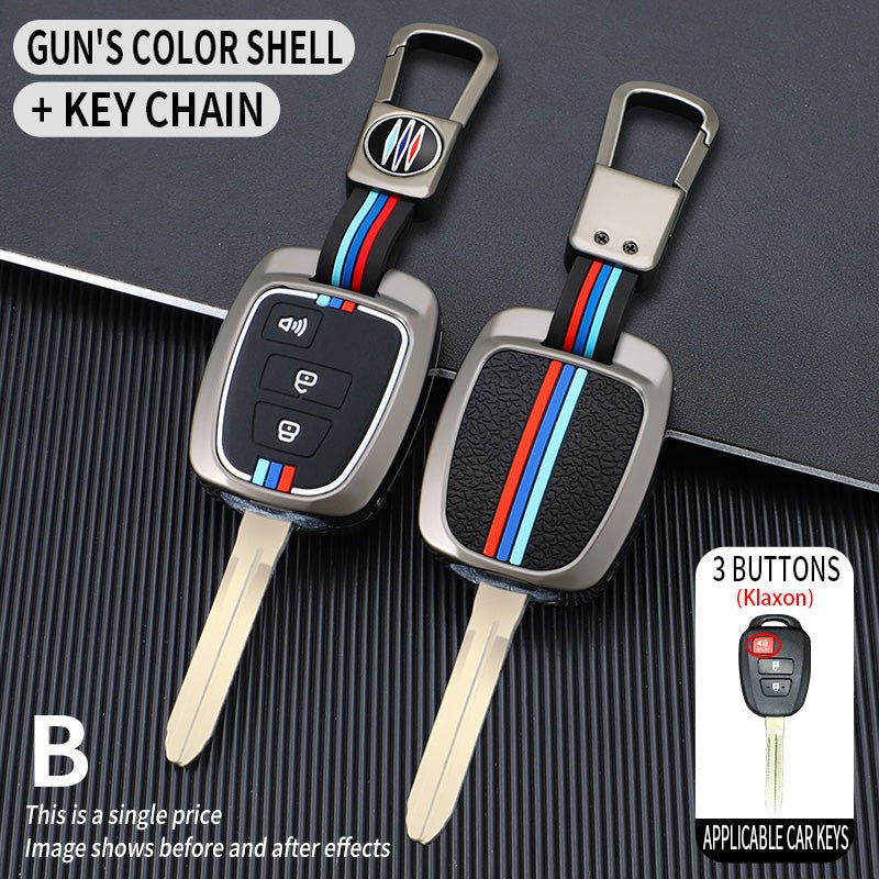 M/Y Zinc Alloy Key Cover Protection Metal Remote Cover For Toyota , Honda, Nissan, Mitsubishi,Hyundai, MG ,BMW Strong Key Cover
