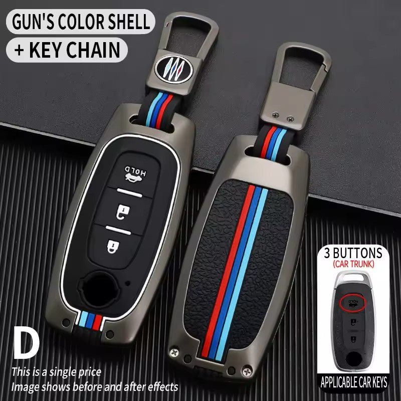 M/Y Zinc Alloy Key Cover Protection Metal Remote Cover For Toyota , Honda, Nissan, Mitsubishi,Hyundai, MG ,BMW Strong Key Cover