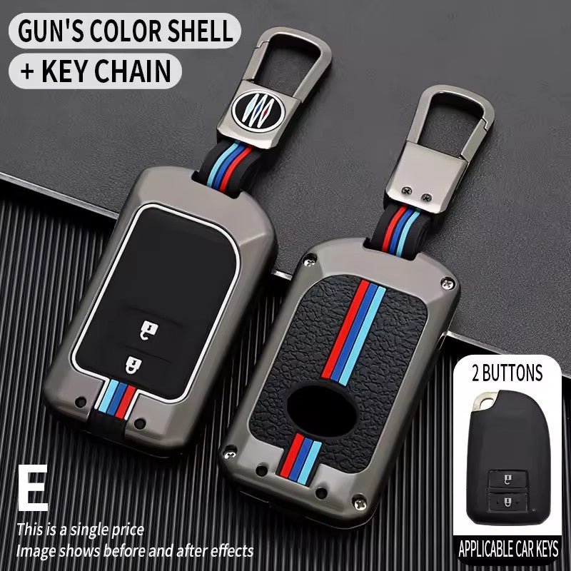 M/Y Zinc Alloy Key Cover Protection Metal Remote Cover For Toyota , Honda, Nissan, Mitsubishi,Hyundai, MG ,BMW Strong Key Cover