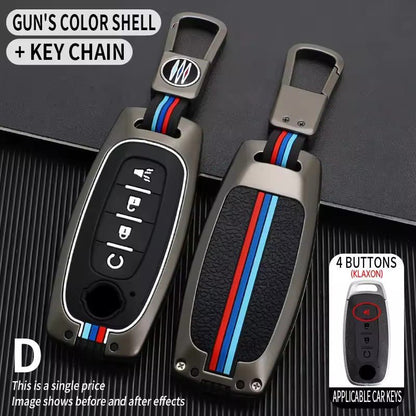 M/Y Zinc Alloy Key Cover Protection Metal Remote Cover For Toyota , Honda, Nissan, Mitsubishi,Hyundai, MG ,BMW Strong Key Cover