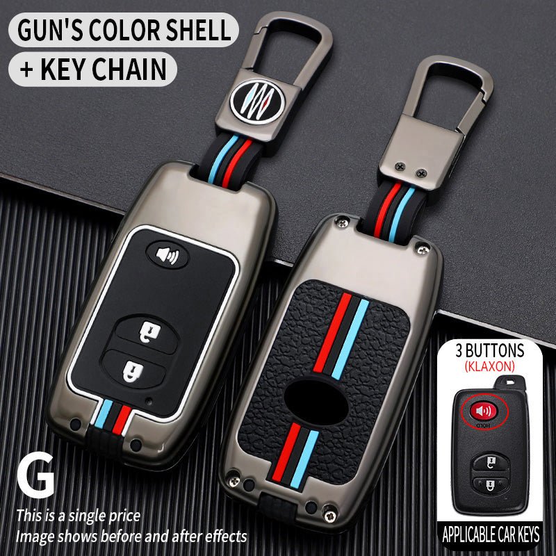 M/Y Zinc Alloy Key Cover Protection Metal Remote Cover For Toyota , Honda, Nissan, Mitsubishi,Hyundai, MG ,BMW Strong Key Cover