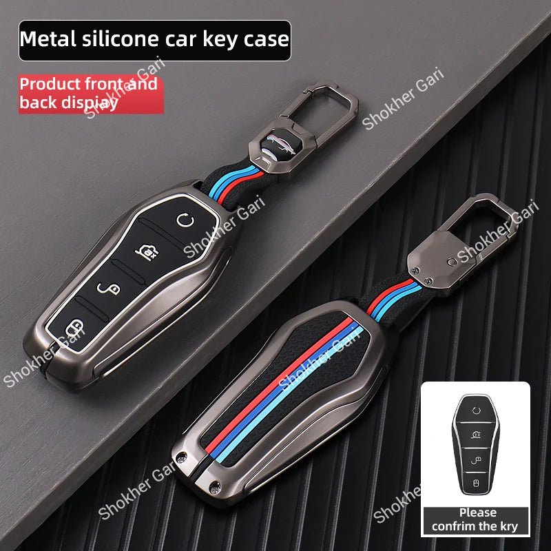 M/Y Zinc Alloy Key Cover Protection Metal Remote Cover For Toyota , Honda, Nissan, Mitsubishi,Hyundai, MG ,BMW Strong Key Cover