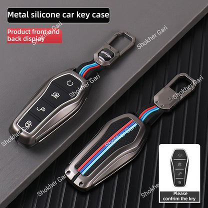 M/Y Zinc Alloy Key Cover Protection Metal Remote Cover For Toyota , Honda, Nissan, Mitsubishi,Hyundai, MG ,BMW Strong Key Cover