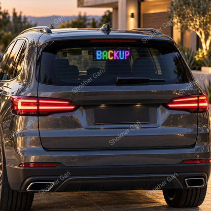 LED Car Sign Panel App &amp; Remote  Flexible  Display