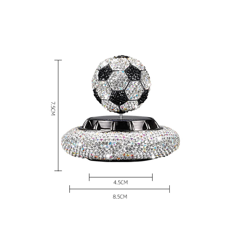 Car Dashboard Stone Football Solar Perfume & Showpiece (2 in 1) image 6