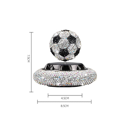 Car Dashboard Stone Football Solar Perfume & Showpiece (2 in 1) image 6