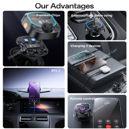 Yesido Y70 FM Transmitter 15W image 1