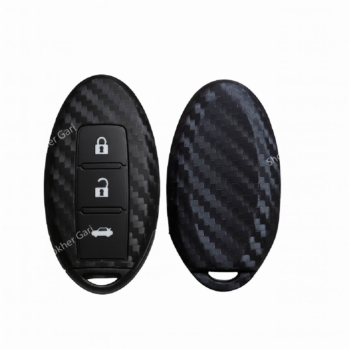 M/Y PVC Soft Carbon Style Remote Cover - XTrail 3 image