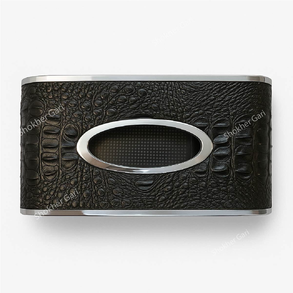 Crocodile Car Tissue Box with Number Plate image 1