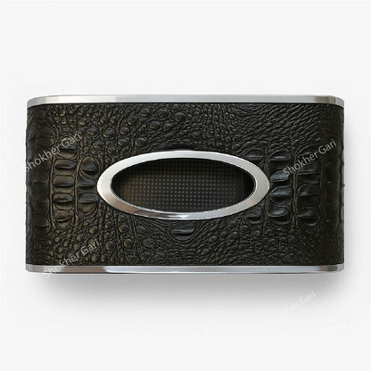 Crocodile Car Tissue Box with Number Plate image 1