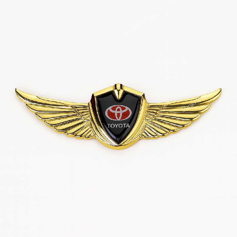 1pcs Car Body 3D Metal Logo Wings Sticker