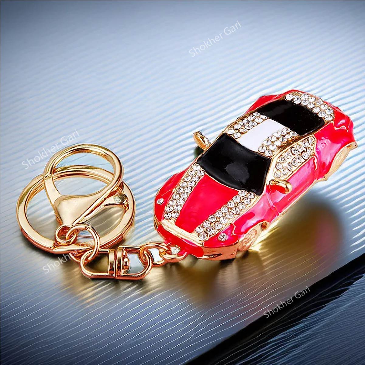 New Small Toy Stone Car High Quality Keyring Holder image 2