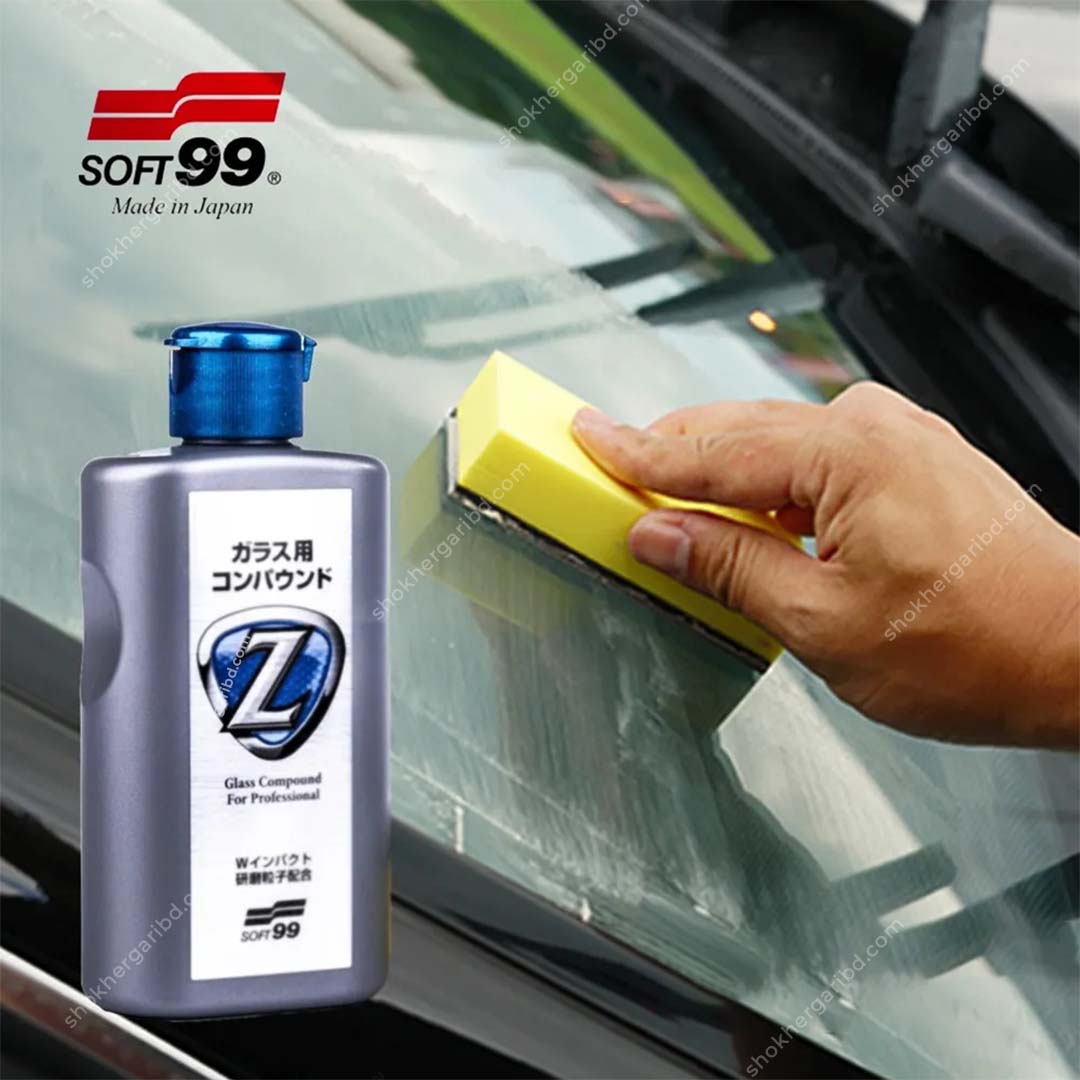 Soft99 Glass Compound Car Glass Scratch &amp; Water Spot Remover – 100ML image 0