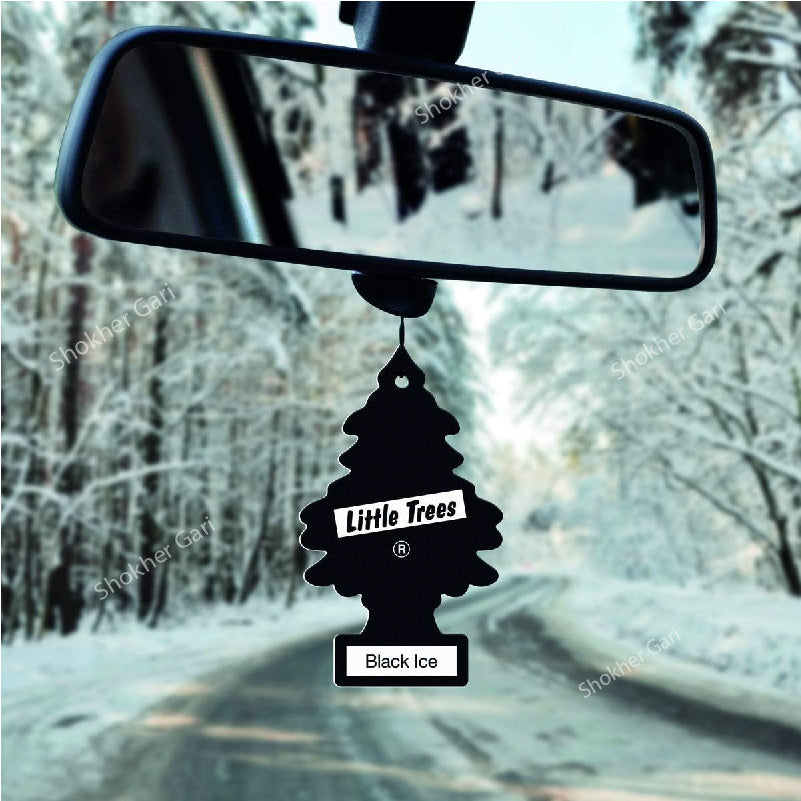Black Ice Little Trees Air Freshener 6pcs Set Chinese Copy Version image 0