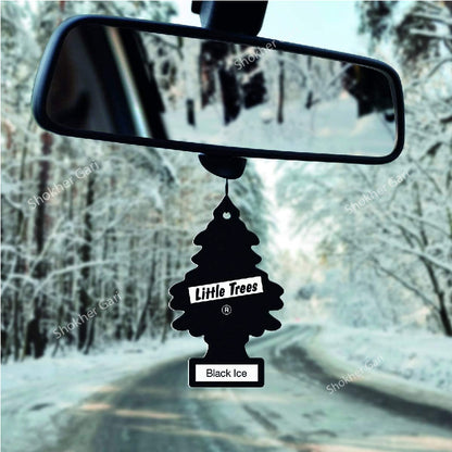 Black Ice Little Trees Air Freshener 6pcs Set Chinese Copy Version image 0
