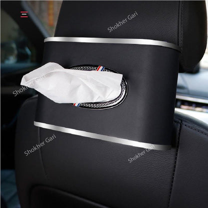 Car Tissue Box with Clock Number Plate image 0