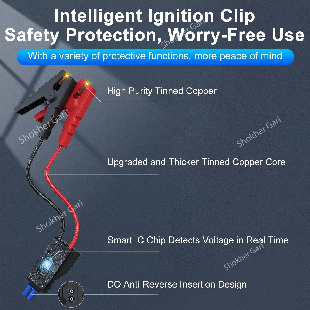 Yesido 5-in-1 Jump Starter – 10000mAh image 3