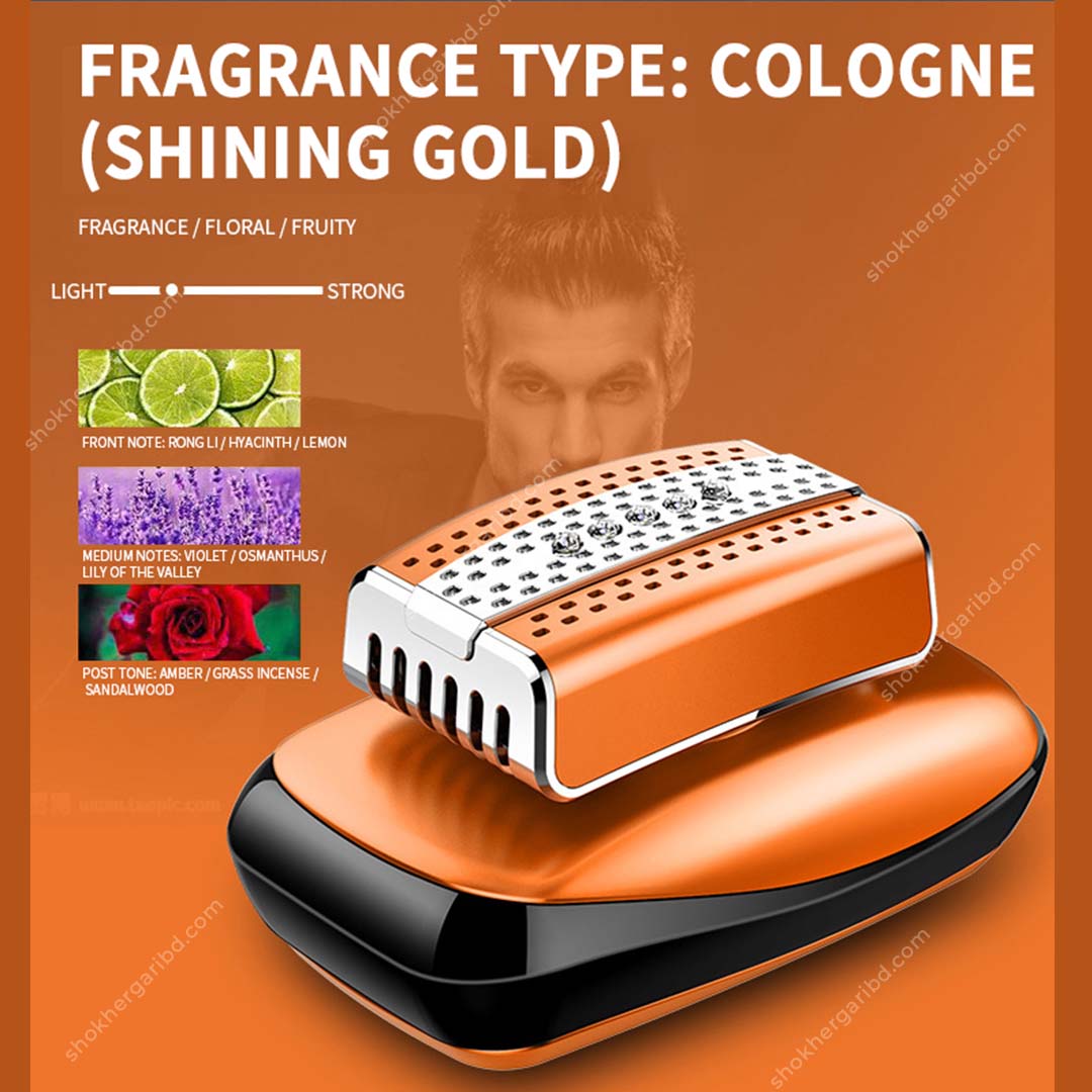 Rectangle Diamond stone Luxury Car Air Freshener with Modern Perfume image 6