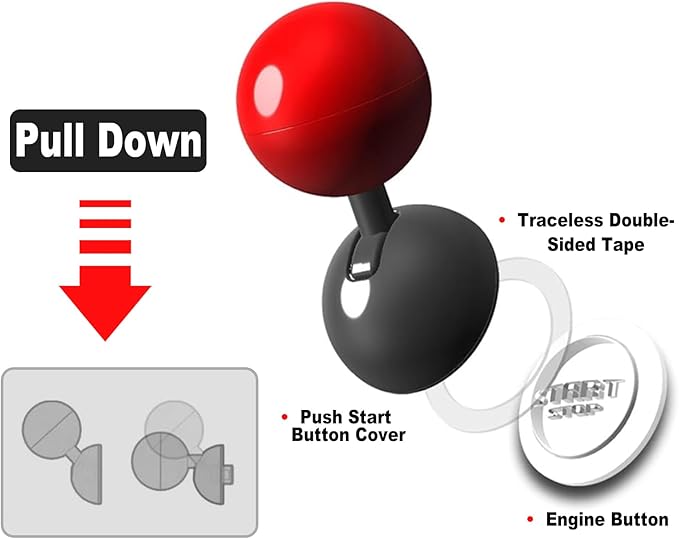 Car Joystick  Push to Start Button Cover image 10