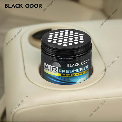 BLACK ODOR (Jelly type) Air Freshener Natural Essential Oils Scented Home, and Office image 2